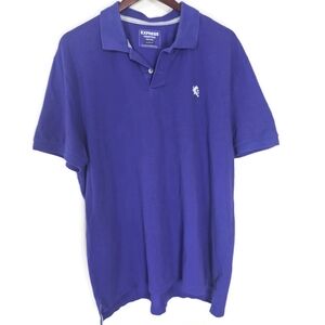 Express Men's Classic Purple Polo Shirt Modern Fit Size XXL / TTG